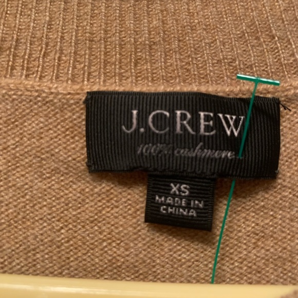 J. Crew Tan Cashmere Sweater - Picture 2 of 4